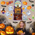 Halloween Classroom Bulletin Board Decorations - Cutouts Trick or Treat Pumpkin, Bat, Witch, Ghost, Castle