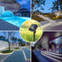 Solar LED Strip Lights Outdoor - 19.6FT 180 LED White Solar Powered Rope for Garden, Pool, Christmas