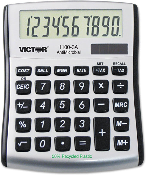 Victor 10-Digit Desktop Calculator, Model 11003A