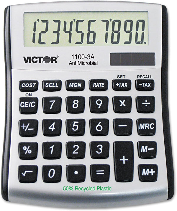 Victor 10-Digit Desktop Calculator, Model 11003A