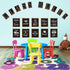 Clabby 20 Pcs Classroom Bulletin Board Posters Class Rules Motivational Quote Wall Poster Set Rustic Decoration