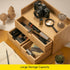 MEEDEN Bamboo Desk Organizer with Drawers, Desktop Storage Container for Office Home Toiletries