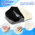 Tailbone ROYI Memory Foam Seat/Chair Cushion for Relieves Back, Sciatica Pain, Pain, Coccyx, Degenerating Disc