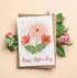 TRIDECOR 5"7" 350gsm Mothers Day Card from Daughter, Son, Kids Folded Greeting Card with Envelope & Sticker Sweet