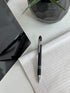 Lenden Pack of 5 Rubberized Comfort Soft Touch 2 in 1 Ballpoint Pen, Capacitive Stylus Tip, Premium Metal Medium Point,