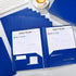 Fulmoon 48 Pack Heavy Duty Plastic Folders, 2 Pockets, Fit Letter Size Paper, Bulk for School Office Home