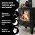500ml 17 Oz Furniture Clinic Stove Care Kit Clean & Restore Log Burners, Grates, & Fireplaces | Removes Soot & Dirt |