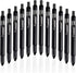Bundle of Listo 1620 Marking Pencil/Grease Pencils/China Marking Pencils/Wax Pencils, Black, Box of 12 with 72 Refills