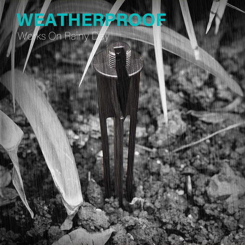 Malibu Landscape Lighting Stake, Metal Outdoor Sturdy Solid Ground Spike for Flood Light Pathway Light