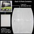 File Organizers, Letter Size, Stackable Trays for Desk, 12 Pack, Clear for Office Files, Mail, Documents