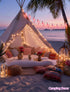 Summer 8.5Ft Themed Pink Flamingo String Lights, Tropical Beach Flamingo Decor Lights, Indoor/Outdoor Party Lights