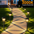 8 Pack 3000K Bulb, Solar Pathway Lights Outdoor Solar Lights Outdoor Waterproof with Tungsten Filament Decor Driveway