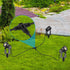 9.8FT Outdoor Extension Cord, 2 Core 2 Pin Black Plastics, IP65 T Shape Tee Connector for Landscape Lights