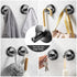 4 YOHOM Suction Cup Hooks Shower Towel Holder Stainless Steel Vacuum Bathroom Shower Hook Suction Towel Rack Kitchen