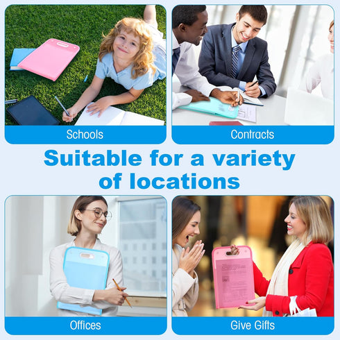 Fulmoon 4 Pcs A4 File Folders, 13 Pockets File Organizer with Labels, Vertical Expanding File for Office School
