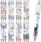 Butterfly Print Ballpoint Pens, 24PCS Kawaii Butterfly Pens Set, Retractable Positive Affirmation Pens for Office