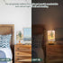 YEGAME Desert Landscape Cacti Bedside Table Lamp for Bedroom Nightstand, Small Eye Care LED Desk Reading Lamp USB Port