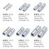 Wirefy 200 PCS Non Insulated Butt Connectors Kit - Uninsulated Crimp Wire Connectors for 24-8 AWG