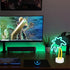 LED Palm Tree Neon Sign Battery/USB Powered Coconut Tree Light with Stand, Palm Tree Lights Tabletop Lamp for Bedroom