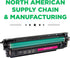 Clover Remanufactured Extended Yield Toner Cartridge for HP CF363X | Magenta Replacement