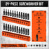 HORUSDY 25-Piece Security Torx Screwdriver Bit Set, T5-T40 Torx Bit with 1/4 inch Ratcheting Magnetic Driver