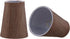 Aspen Creative 51051-2, Hardback Empire Transitional Clip-On Chandelier Shade, Gold Dark Brown Burlap Textured