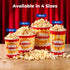 Fit Meal Prep 25 Pack Classic Paper Popcorn Buckets - 32 Oz Disposable Grease Resistant Bowls for Movie Night