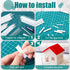 Outus 80 Pcs ABS Plastic Tube Connector - White Bars Rod for DIY Crafts Sand Table Architectural Model