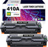 HP CF410A 410A Black Toner Cartridge Replacement for Color Pro MFP M477fdw M477fdn M477fnw (Black, 2-Pack)