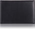 HISCOW Italian Calfskin Envelope Business Card Case with Magnet Closure (Black)