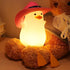 Dimmer Anywin Cute Benson Ducks Night Light, Squishy Touch Silicone Animal Nursery Bedside Lamp, & Rechargeable