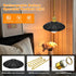 Puanticn 25x6cm Dimmable Timing Battery Operated Chandelier, Rechargeable Battery Powered Pendant Light with Remote