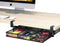 Under Desk Drawer Organizer Clamp-On, Mesh Metal Attachment, 1 Drawer Slide Out for Office Supplies & Home Essentials