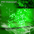 YAOZHOU Green Solar Fairy String Lights, 2 Pack 100LED, IP67 Waterproof for Outdoor Decorations