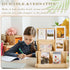 Holder(11.81 14.57 15.75 Inch (3 Barydat Wooden Card Display Stand Stationary Organizer Sticker Stand for Vendor Crafts