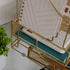 Martha Stewart Ryder Gold Mesh Metal Large Desktop Organizer - Paper File Letter Holder with Drawer