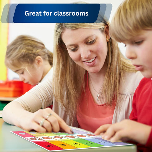 How do You Feel Feeling Chart - Premium Durable Plastic Communication Cards for Special Education Classroom
