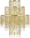 Waneway Acrylic Chandelier Shade, Ceiling Light Shade Beaded Pendant Lampshade with Crystal