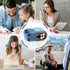 Eagle Electric Pencil Sharpener, Battery Powered with LED Light, Portable, Ideal for Kids and School Supplies (Blue)