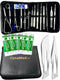 New Premium Stainless Steel Biology Lab Dissection Kit Set, Scalpel Knife Handle, Blades, Forceps, Scissors
