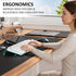 Acrylic Computer Keyboard Stand for Desk, Keyboard Riser Tilt Lift, Keyboard Holder for Desktop, Desk Keyboard
