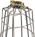 Bronze Long Metal Wire Light Cage Guard for Pendant Lamps - Customizable Design