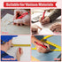 Hiboom 4 Pack Carpenter Pencils Set with 24 Refills, 2.8 mm Mechanical Pencil for Woodworking Marking