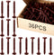 Blulu 36 Pcs 3 Inch Vinyl Shutter Fastener Window Panel Peg Lok Pin