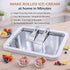 2026 2 304 Frozen Rolled Ice Cream Maker Kit Upgraded Instant DIY Ice Cream Roll Maker with Spatulas & Shape Molds