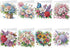 8 Packs Diamond Art Painting Greeting Card Kit Diamond Art Greeting Cards