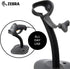 Zebra Technologies LS2208 20-61019-02R Zebra Gooseneck Stand for Series Handheld Scanner Twilight Black