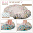 iCasso Set,Large Desk Mat Mouse Pad with Wrist Rest,Ergonomic Keyboard Wrist Support for Women,Girly Floral Computer
