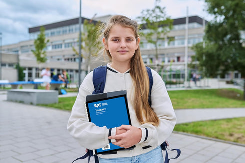 EPI Spiral Notebook, 1 Subject, Wide Ruled Paper, 70 Sheets (Blue, 3) by EPI