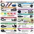 ENVISIONED Reusable Cinch Straps 1.5" x 40" - 6 Pack, Quality Hook and Loop Multipurpose Securing Straps